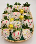 Easter White Chocolate Dipped Strawberries